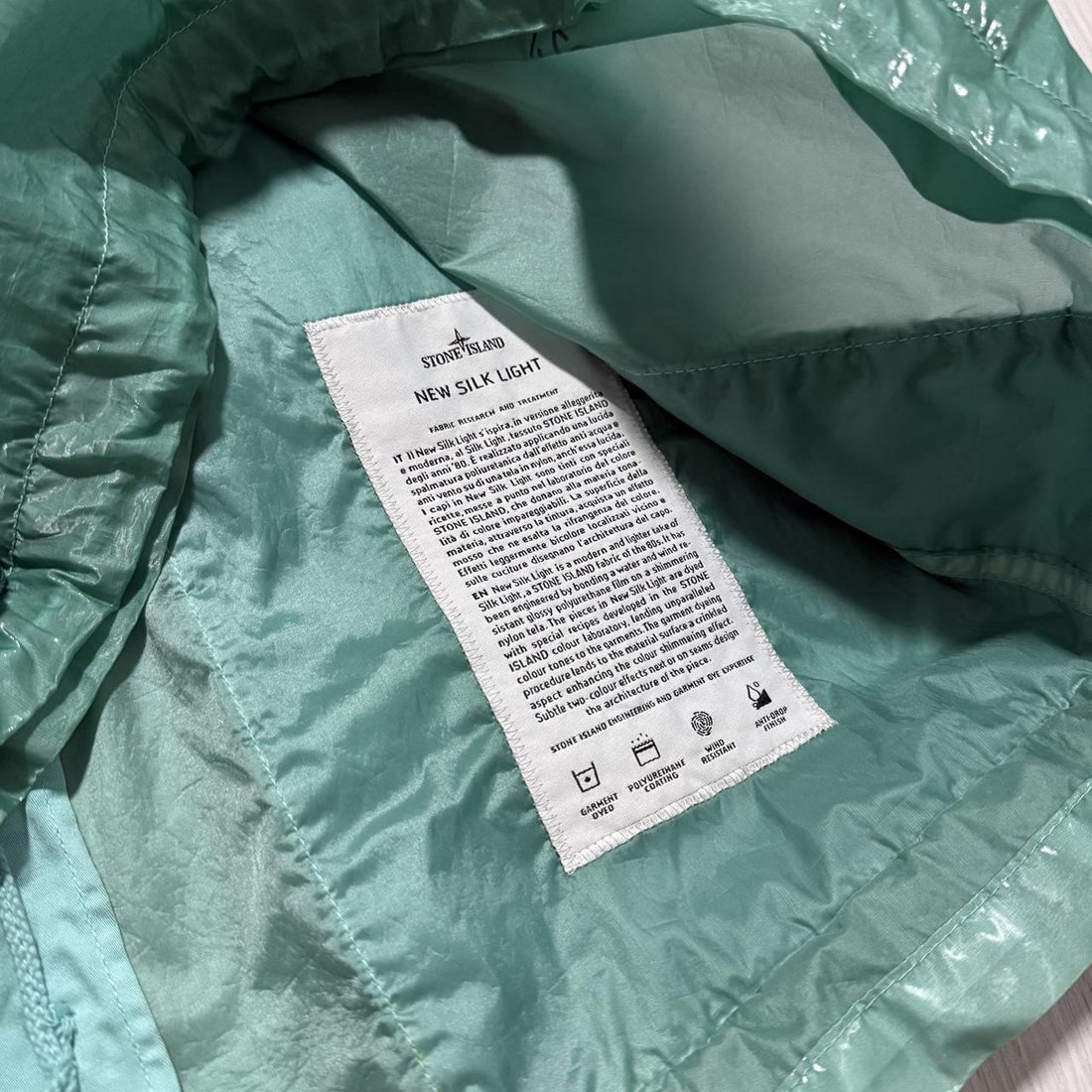 Stone Island Supreme Glazed New Silk Jacket