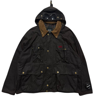 CP Company Barbour Wax Goggle Jacket