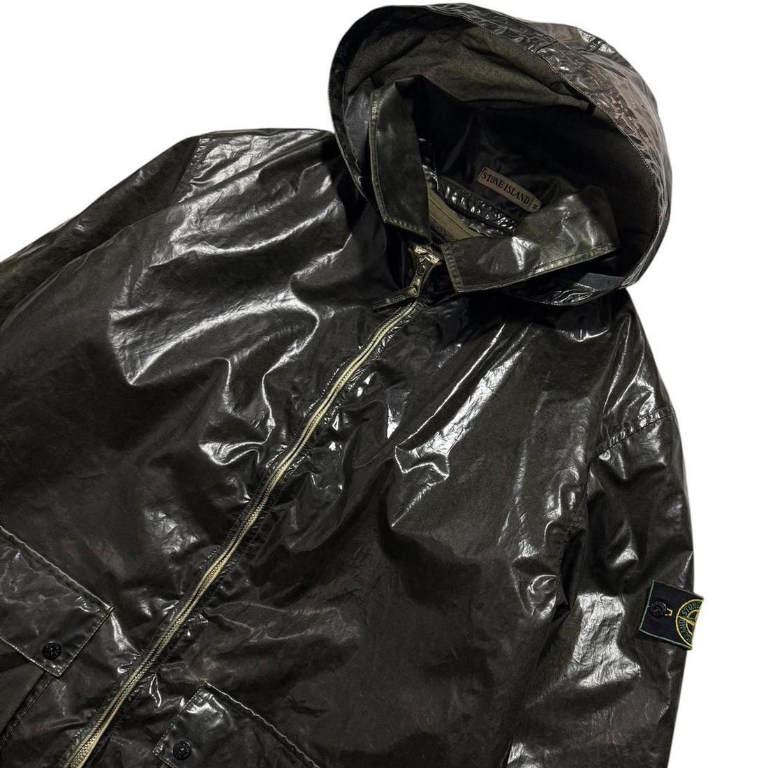 Stone Island A/W 1992 Glazed Silk Parka