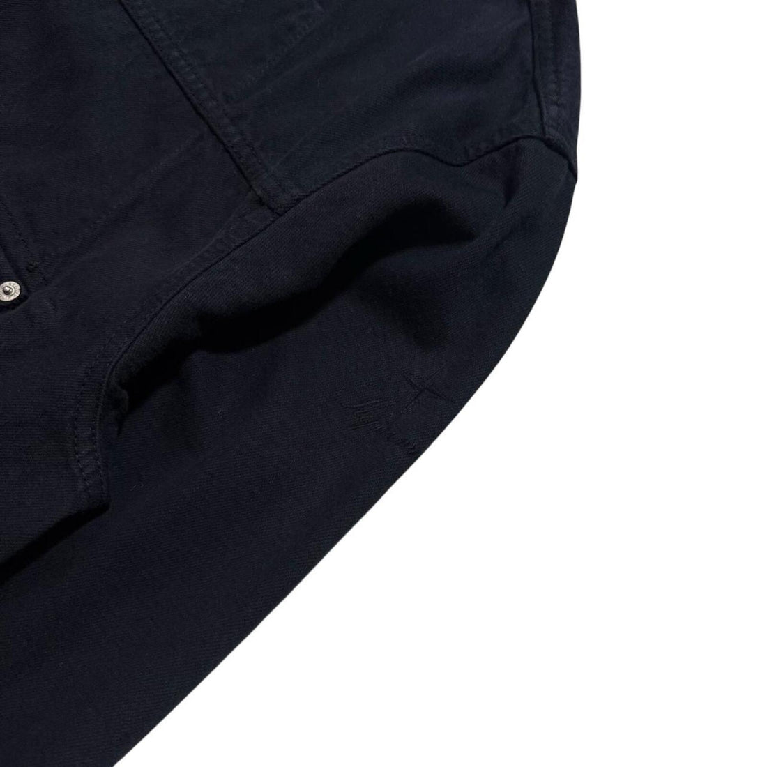 Stone Island Supreme Navy Bull Denim Jacket