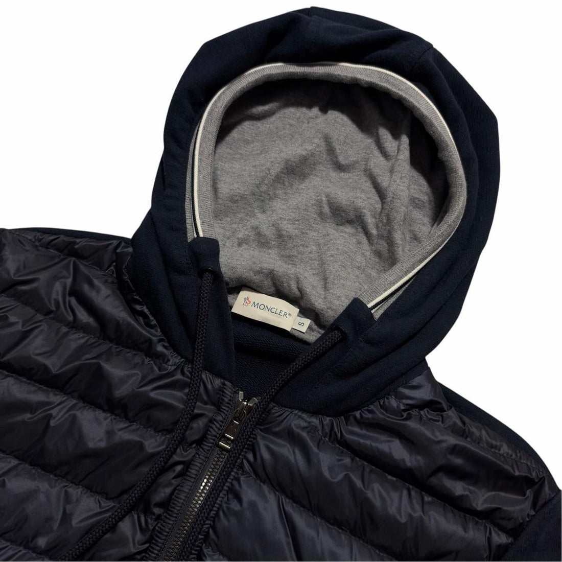 Moncler Down Cotton Blend Jacket