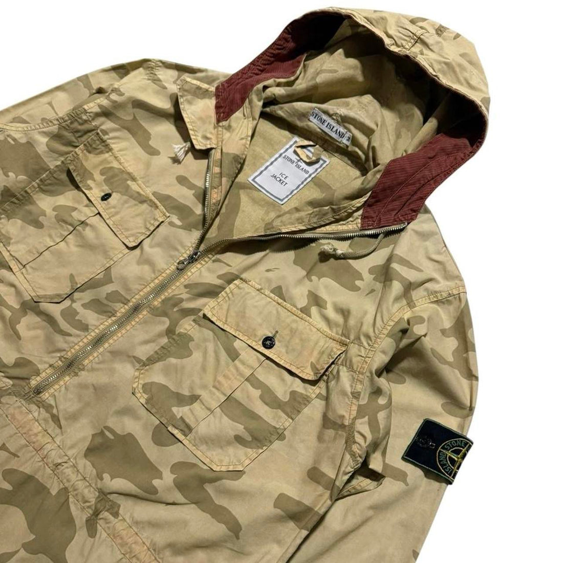 Stone Island S/S 1990 Ice Camo Smock Jacket