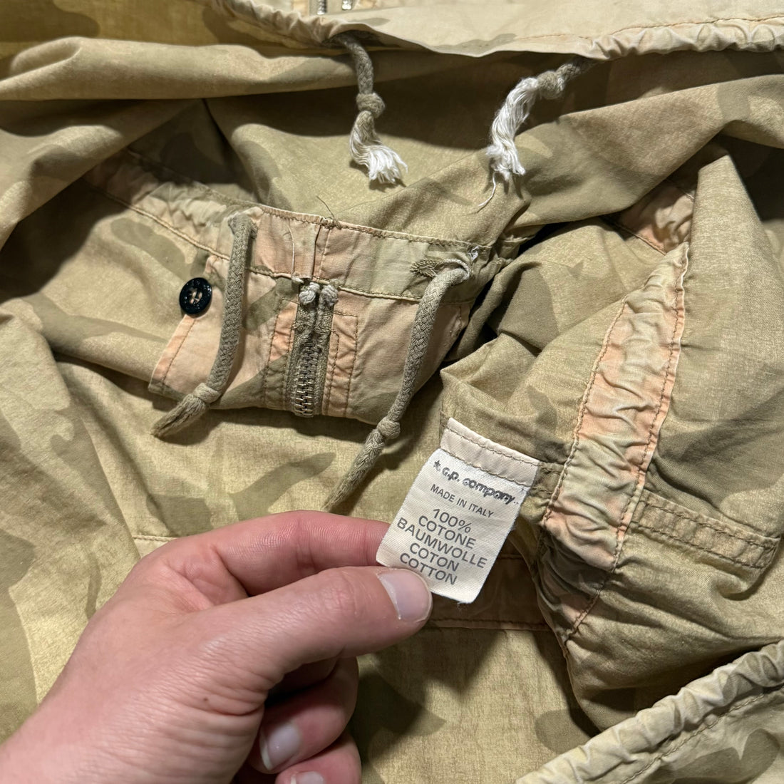 Stone Island S/S 1990 Ice Camo Smock Jacket