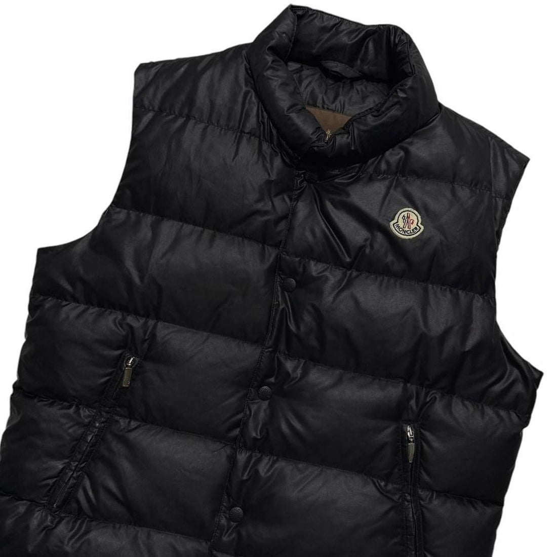 Moncler Early 2000's Black Down Gilet