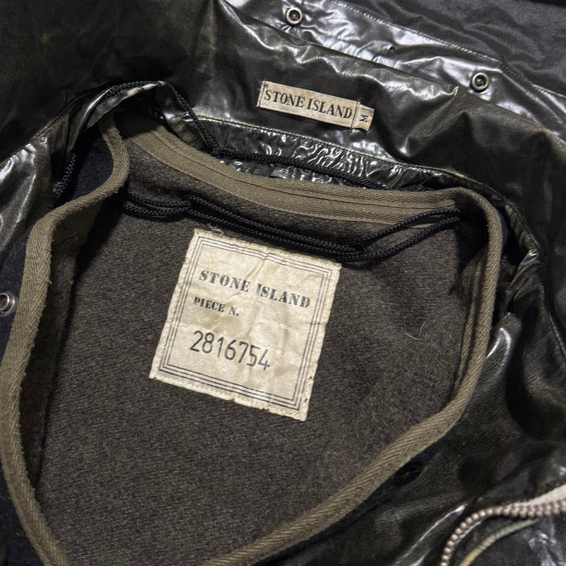 Stone Island A/W 1992 Glazed Silk Parka