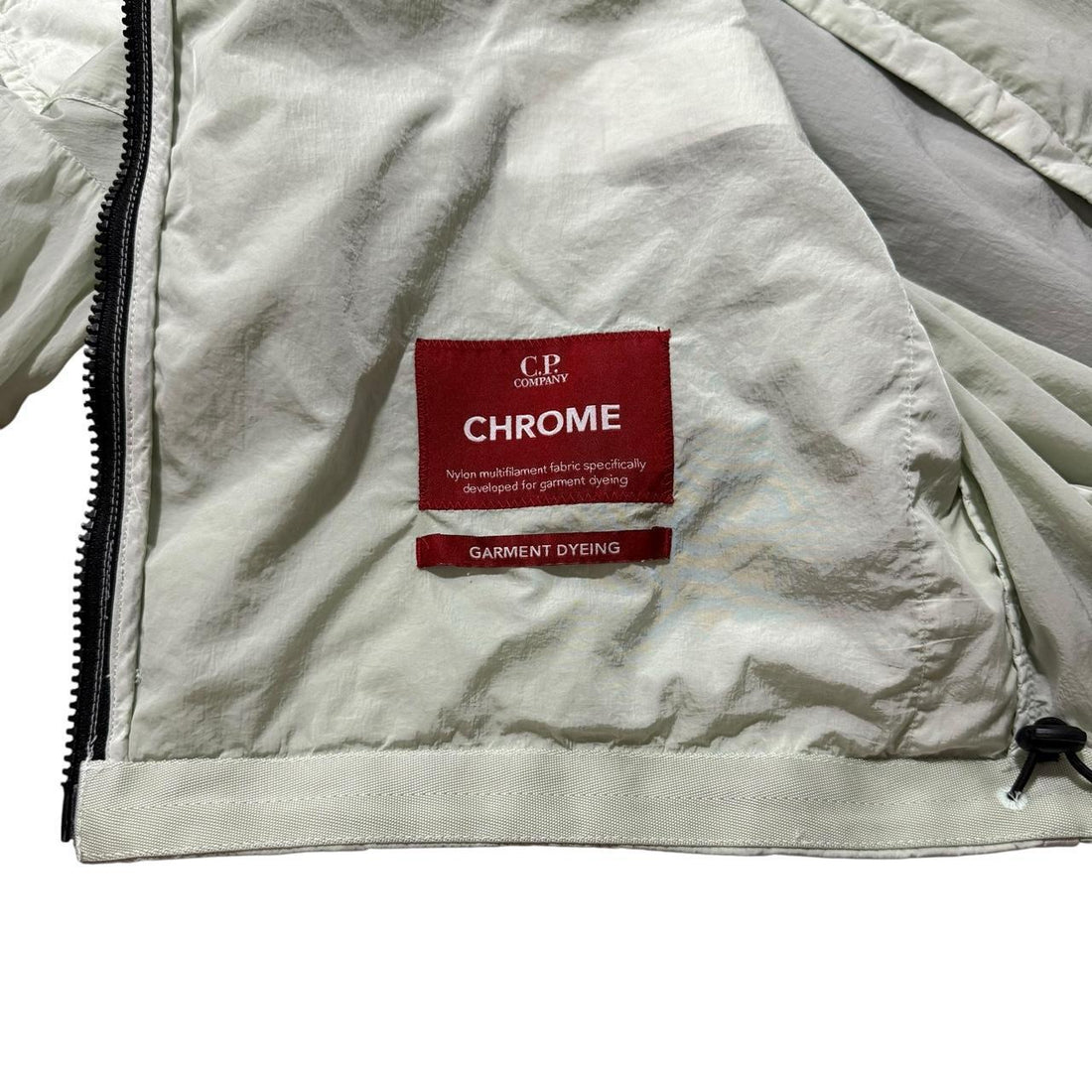 CP Company Lime Green Nylon Goggle Jacket