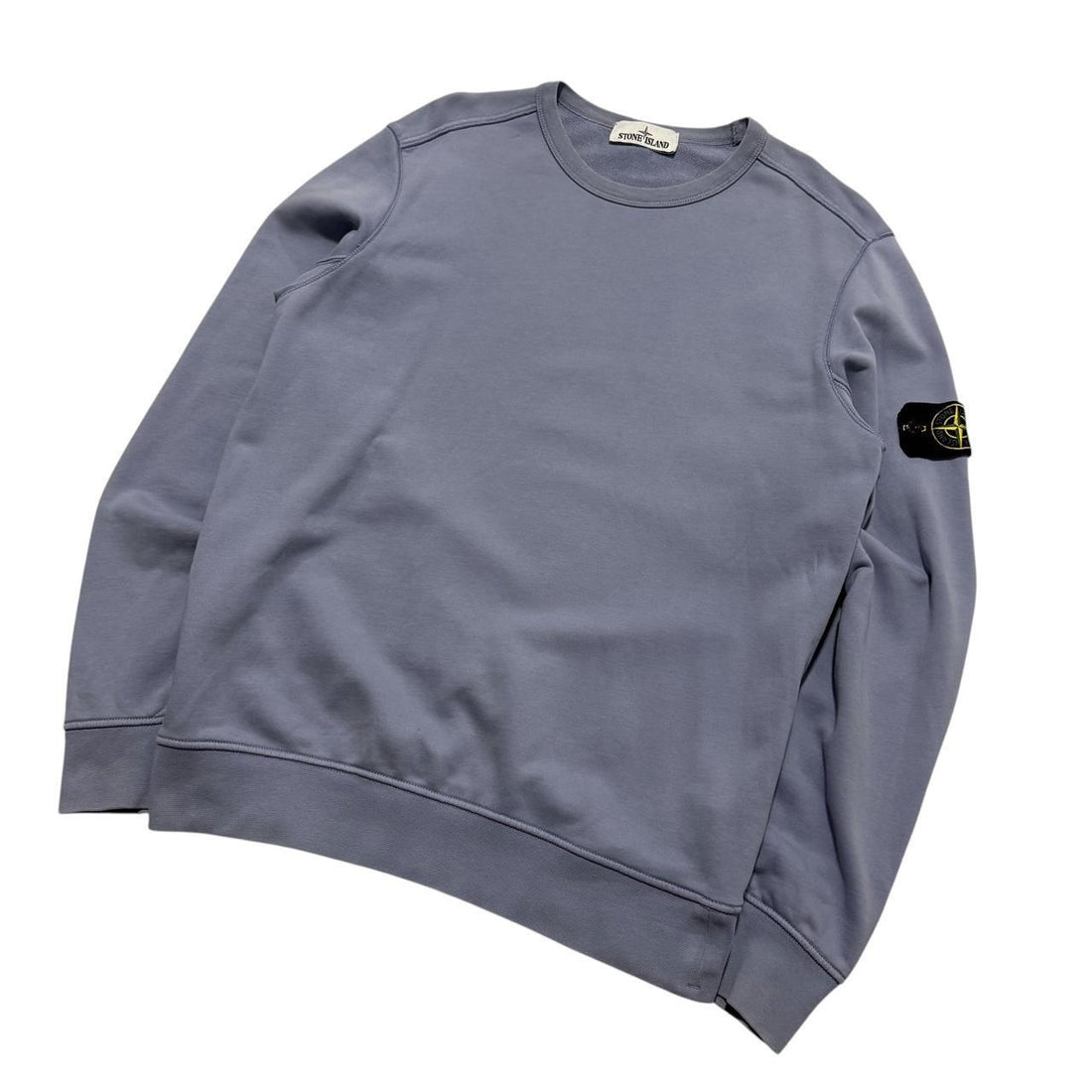 Stone Island Baby Blue Pullover Crewneck