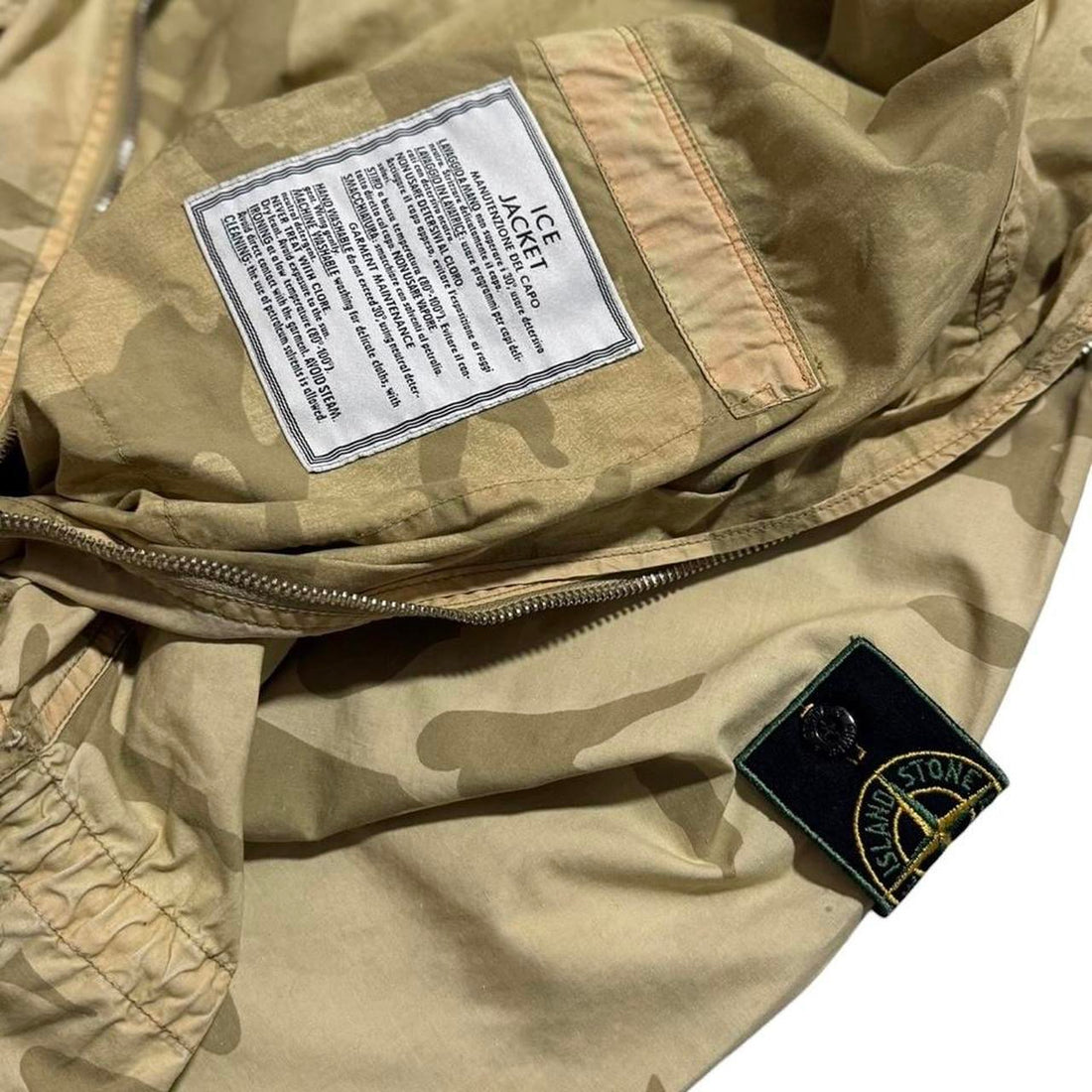 Stone Island S/S 1990 Ice Camo Smock Jacket