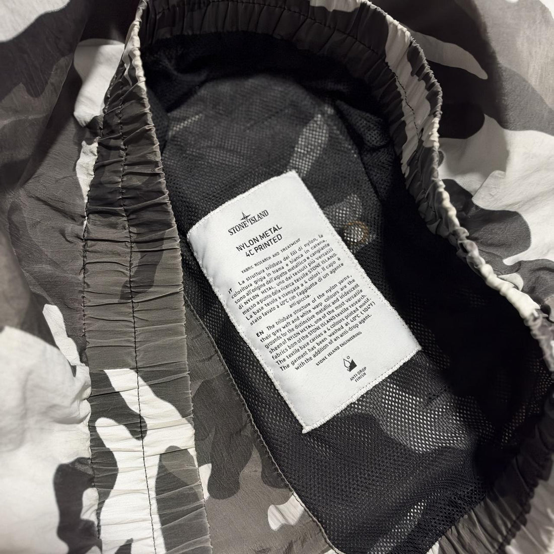 Stone Island S/S 2016 Supreme Snow Camo Nylon Jacket