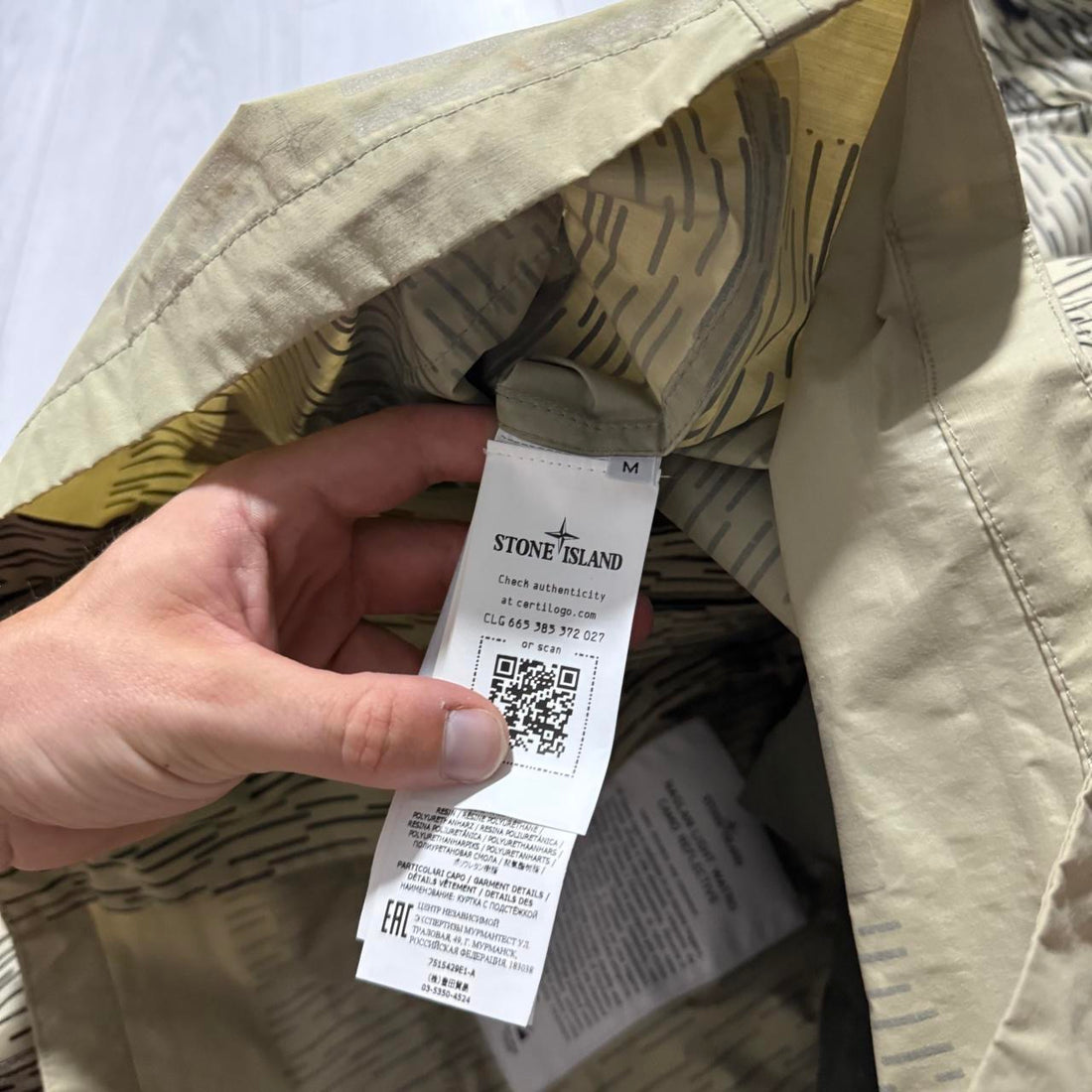 Stone Island Naslan Rain Camo Parka Jacket