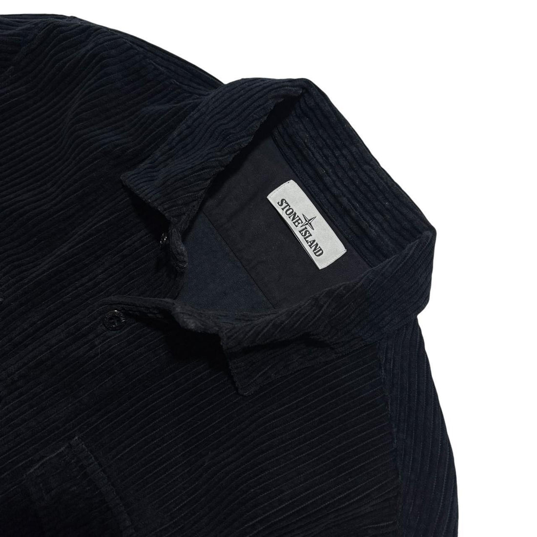 Stone Island Navy Heavy Corduroy Shirt
