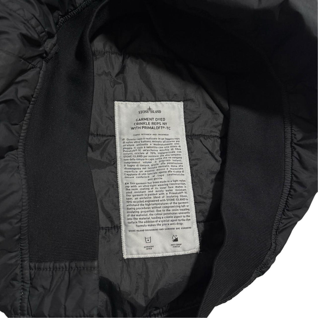 Stone Island Garment Dyed Crinkle Reps Jacket