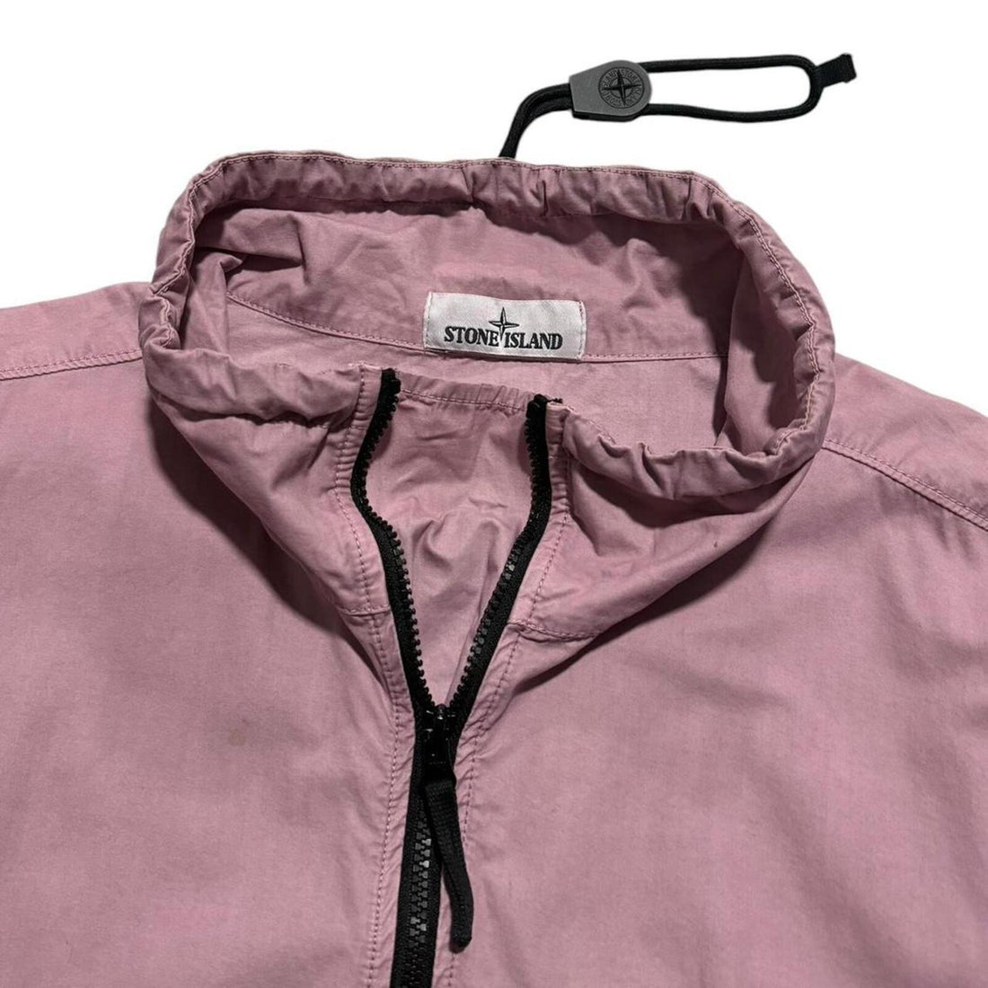 Stone Island Pink Pullover Smock Jacket