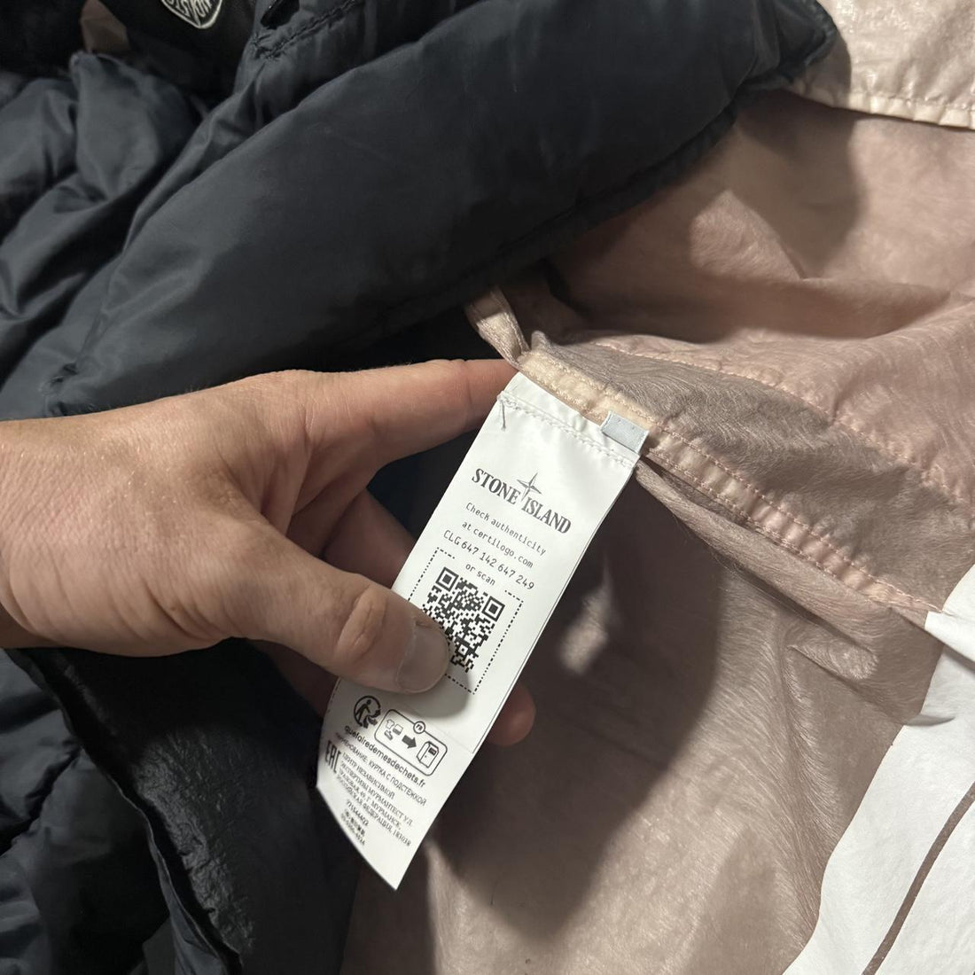Stone Island 22/82 Microfelt Fireman Clasp Jacket