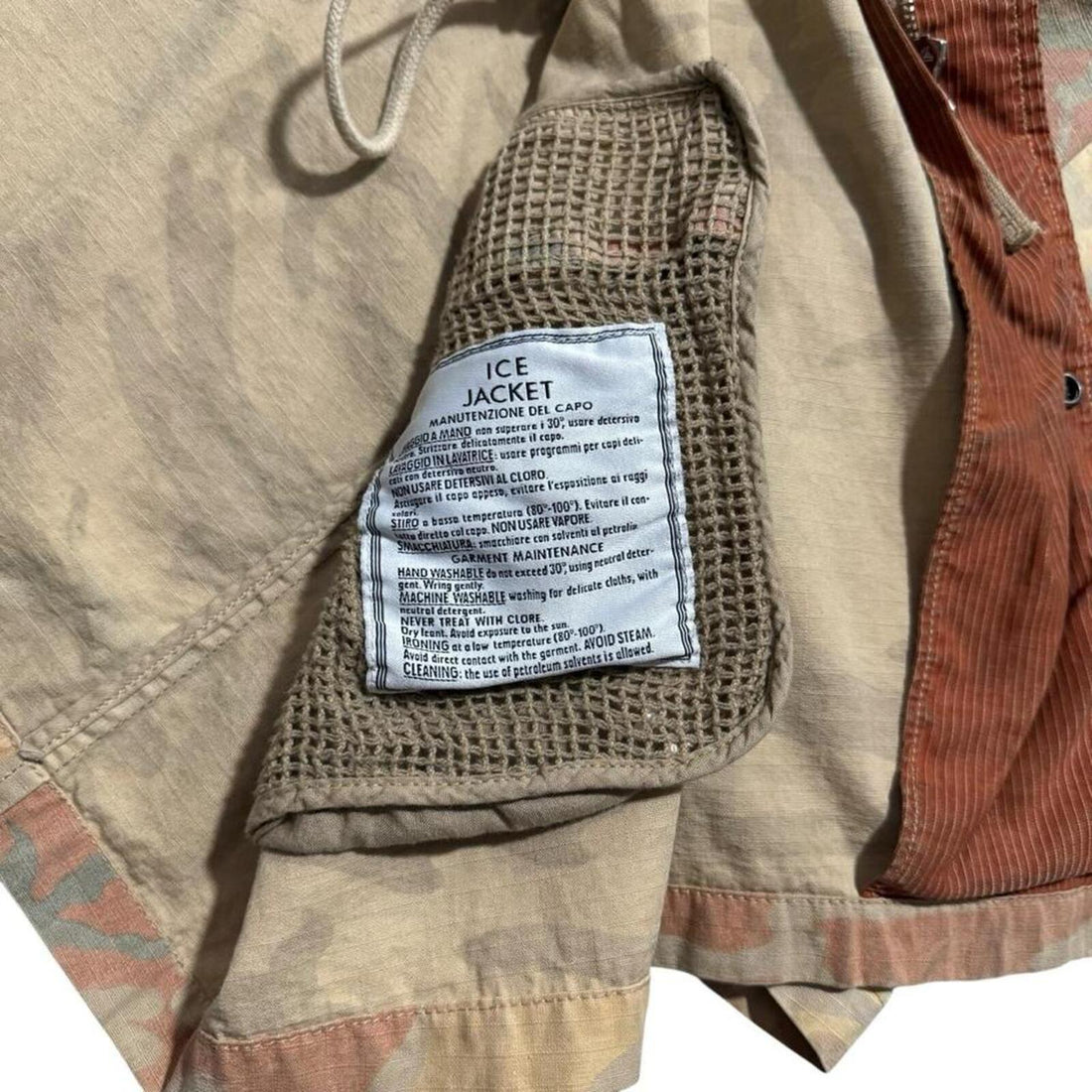 Stone Island S/S 1990 Ice Camo Field Jacket