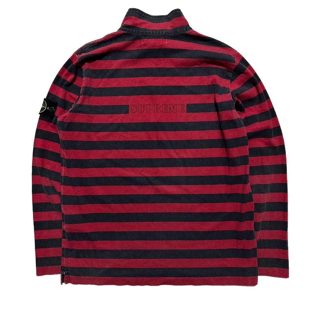 Stone Island Supreme Striped Pullover Quarter Zip