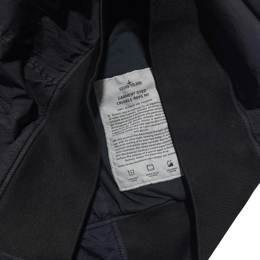 Stone Island Garment Dyed Crinkle Reps Jacket