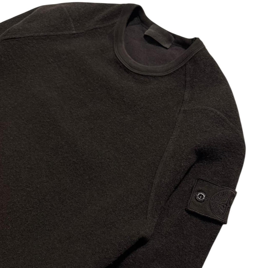 Stone Island Wool Brown Ghost Pullover Crewneck