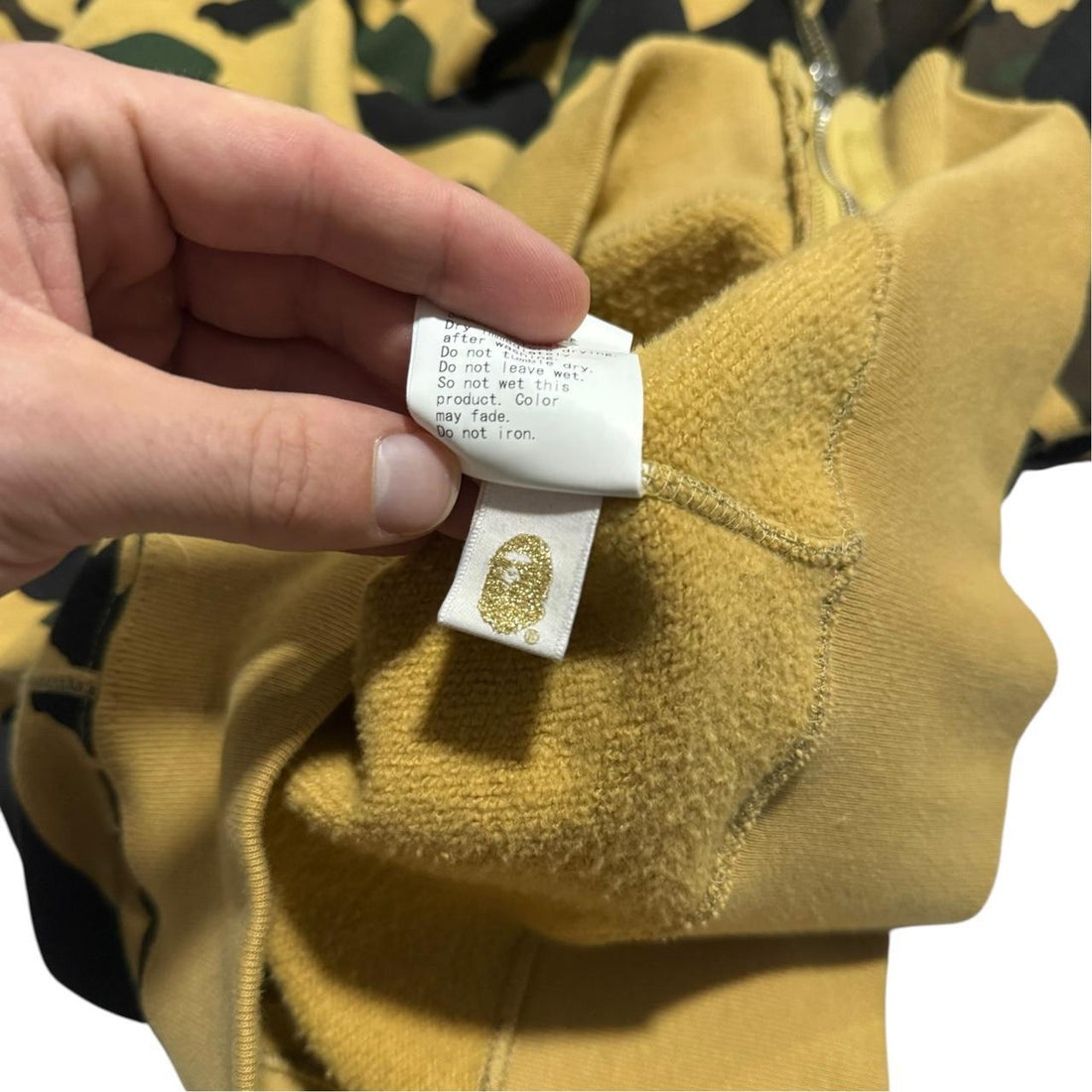 A Bathing Ape Camo Shark Hoodie