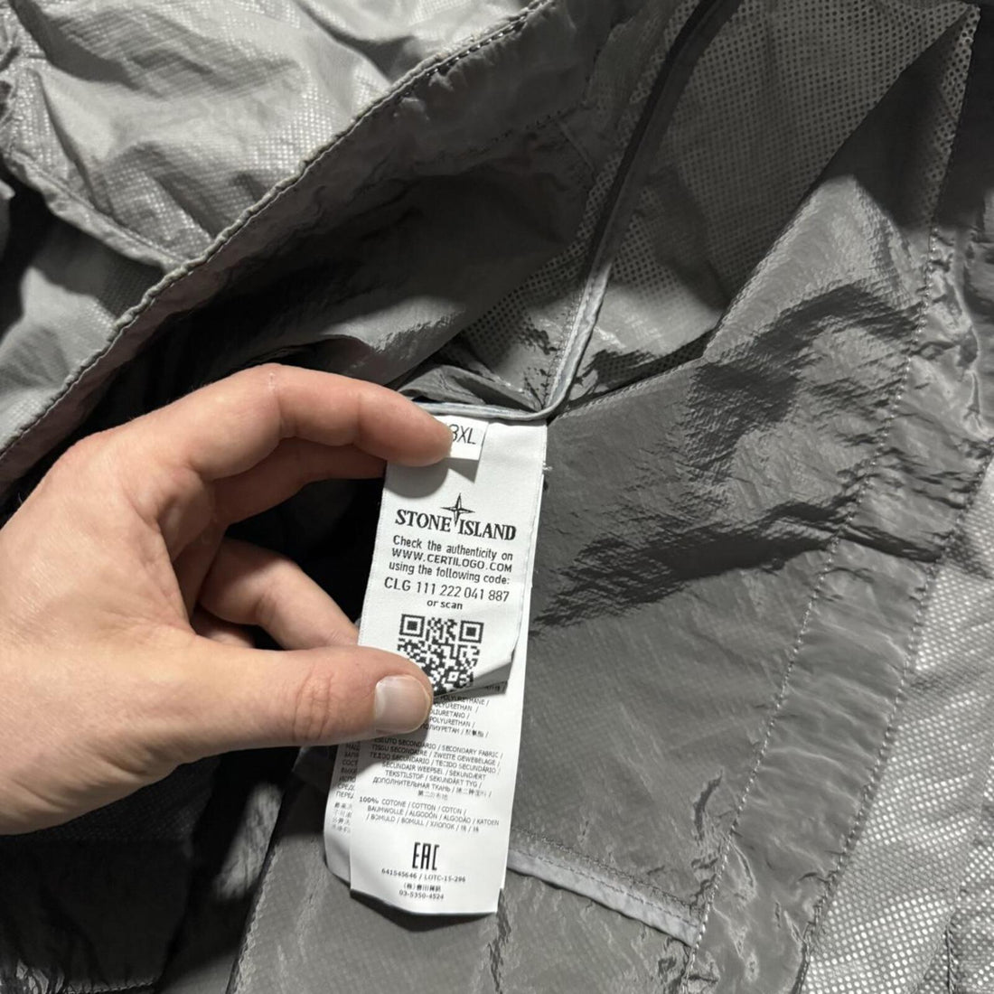 Stone Island 2016 Pixel Reflective Jacket