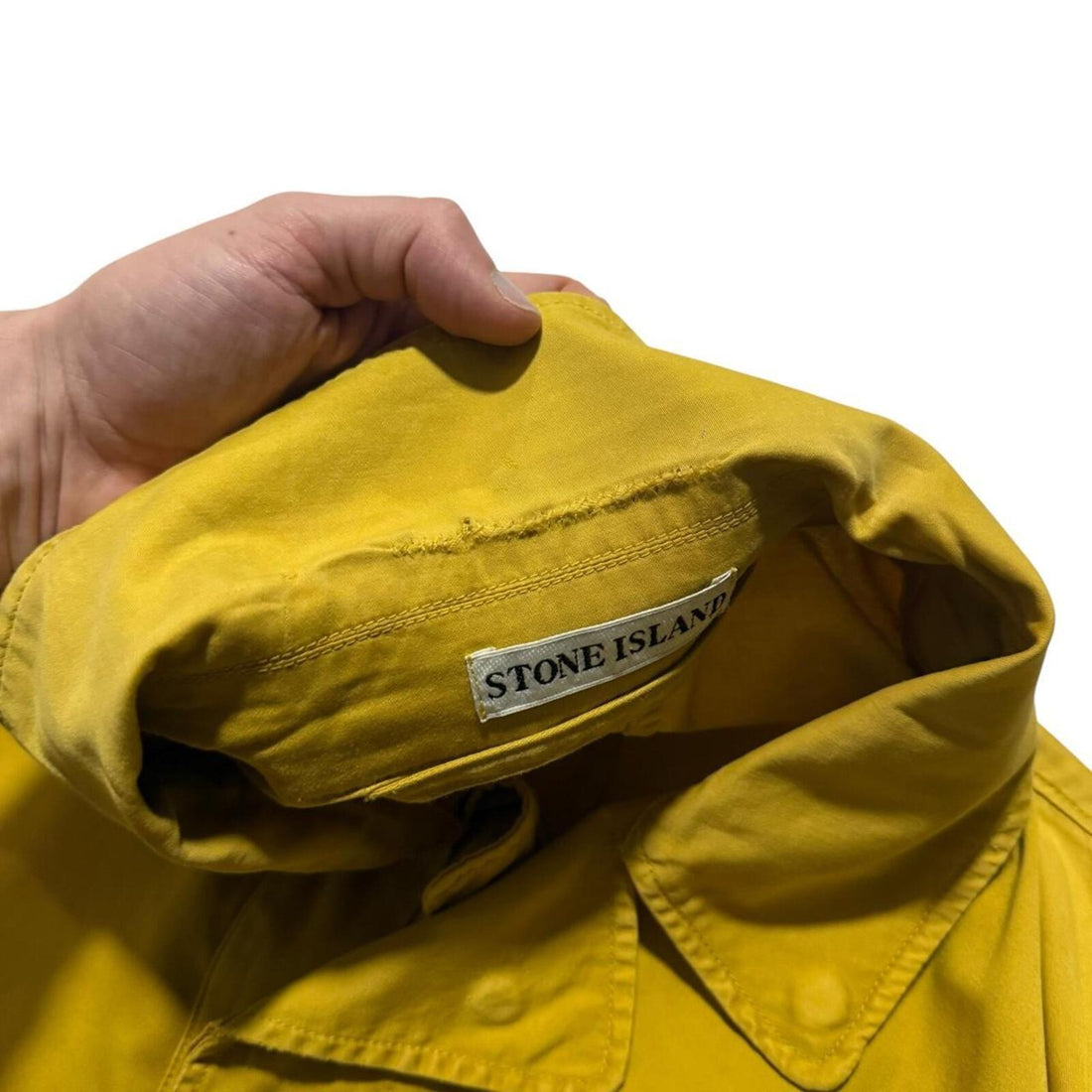 Stone Island S/S 1998 Raso Gommato Yellow