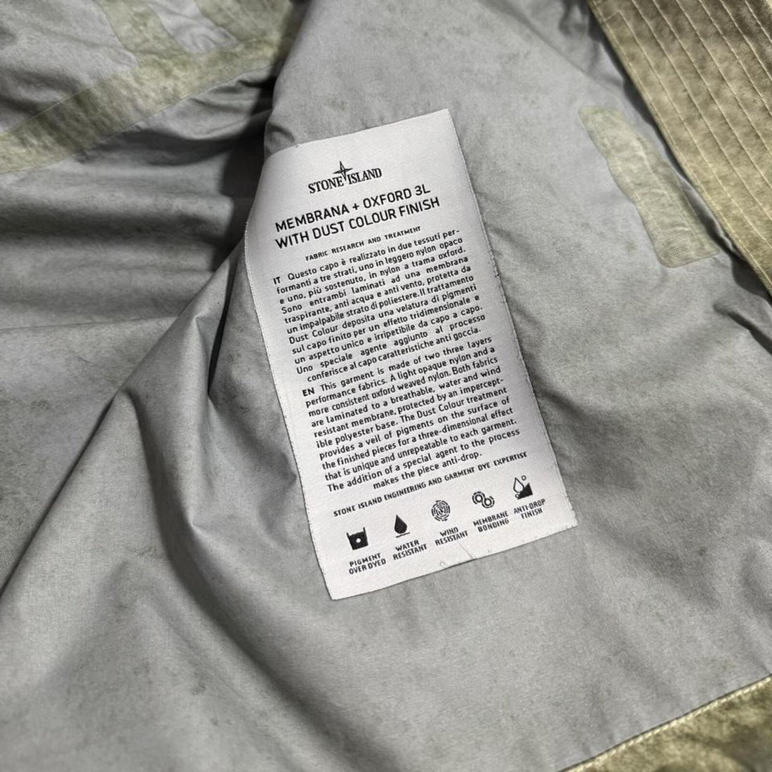 Stone Island Membrana Dust Jacket