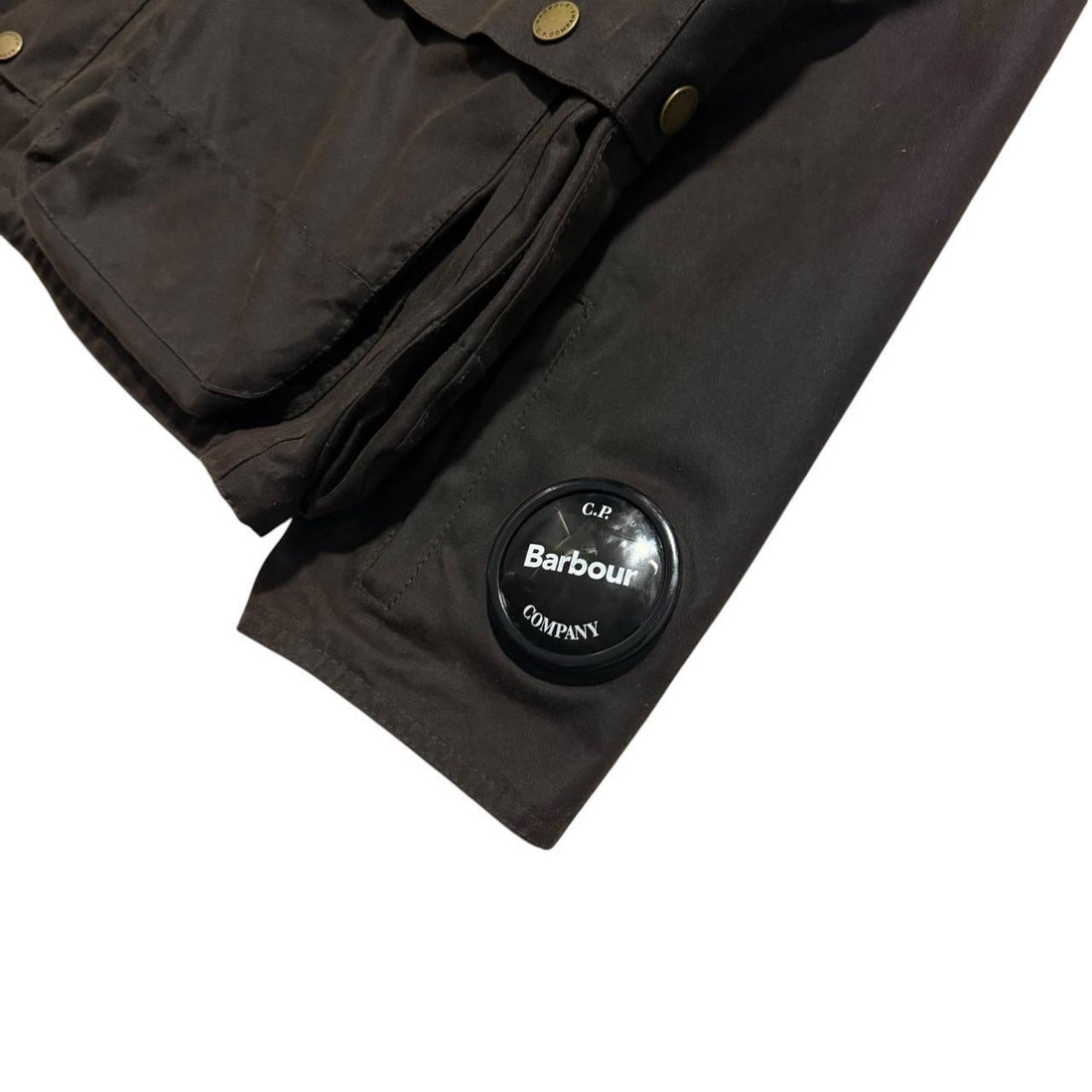 CP Company Barbour Wax Goggle Jacket