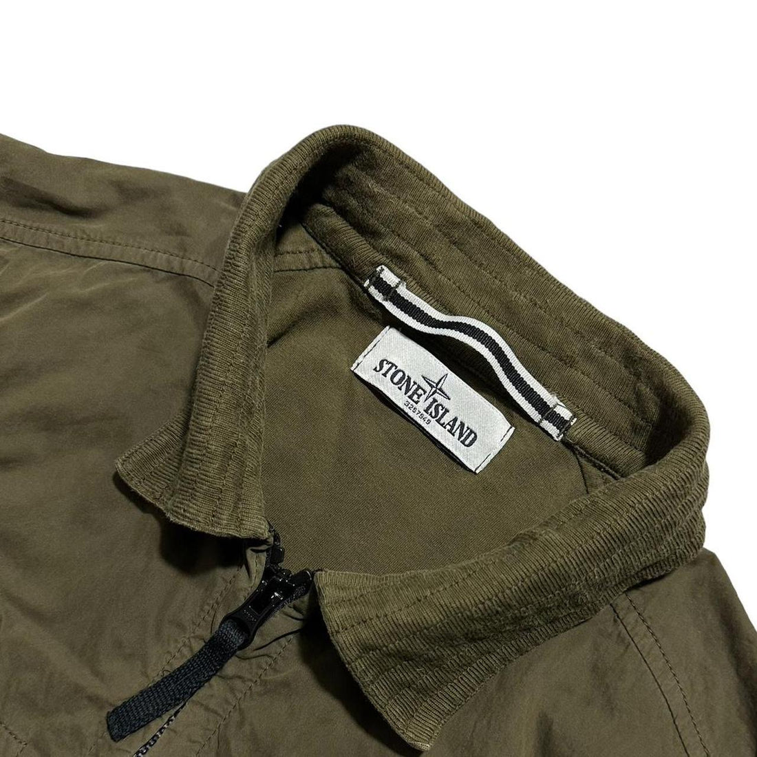 Stone Island Green Double Pocket Overshirt