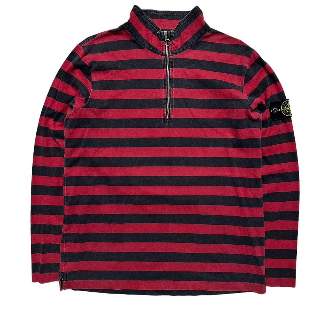 Stone Island Supreme Striped Pullover Quarter Zip