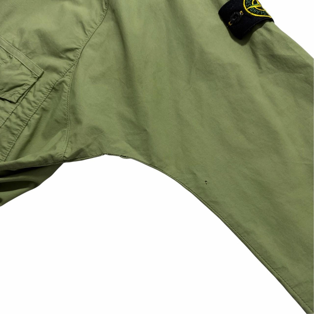 Stone Island Green Pullover Smock Jacket
