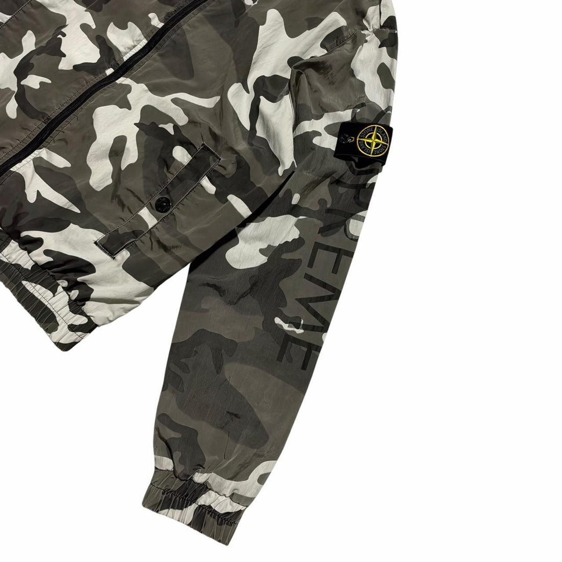 Stone Island S/S 2016 Supreme Snow Camo Nylon Jacket