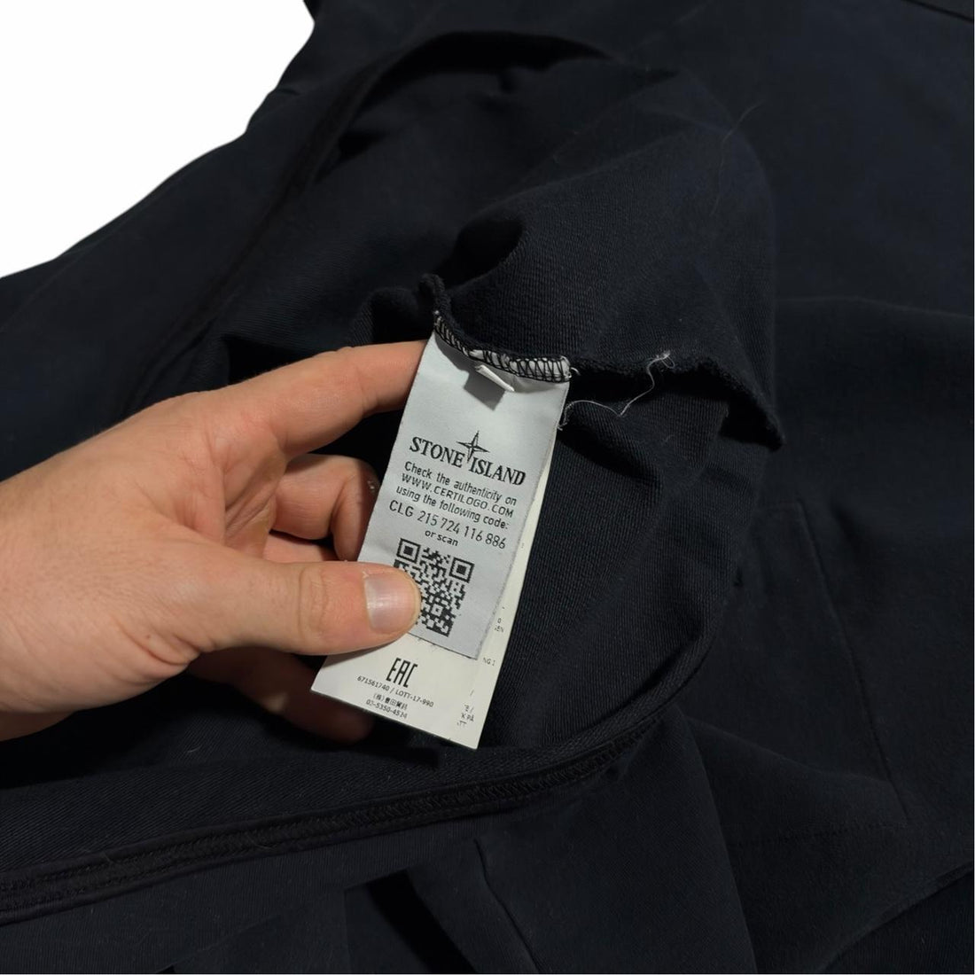 Stone Island Navy Ghost Pullover Crewneck