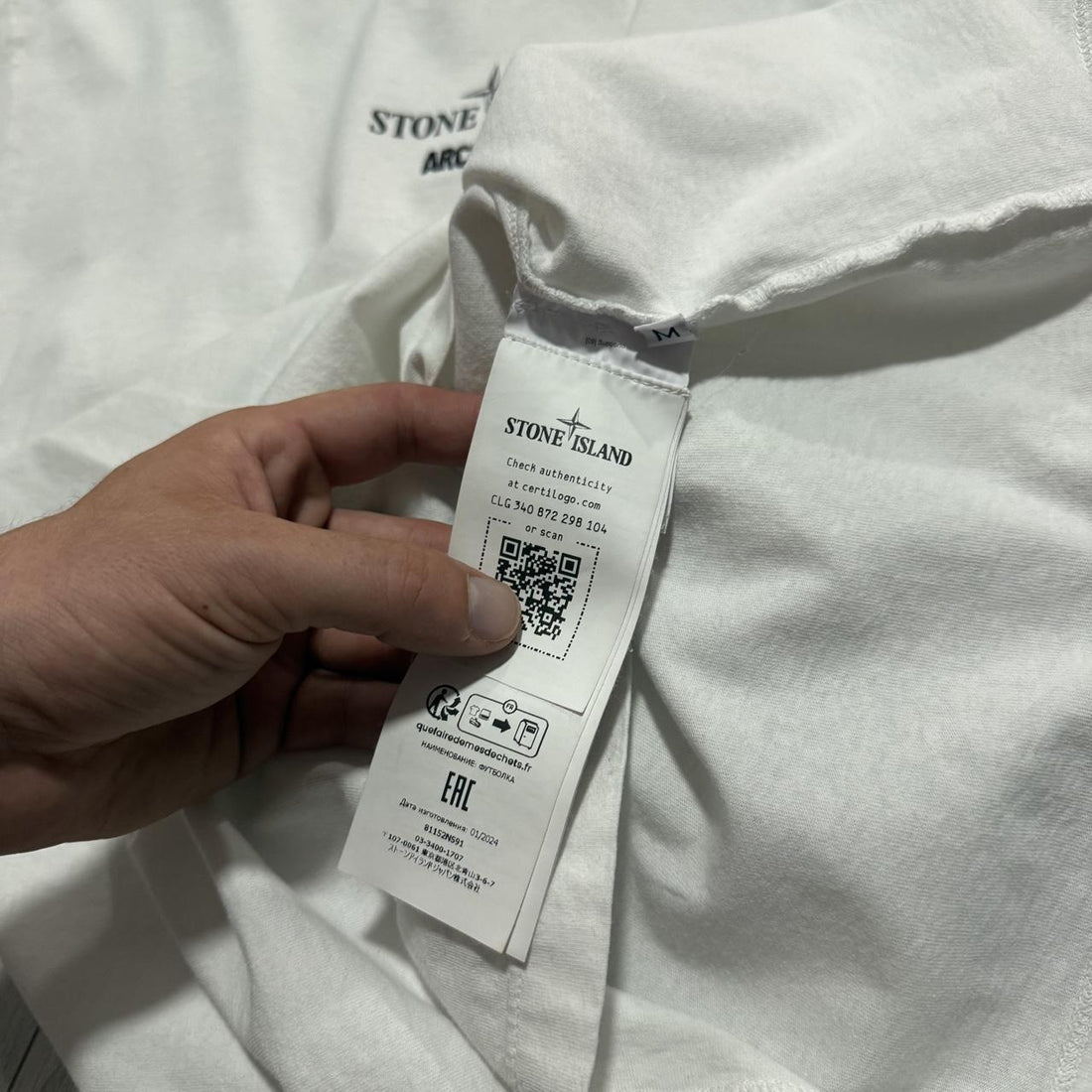 Stone Island Archivo Pure Metal Shell T-Shirt