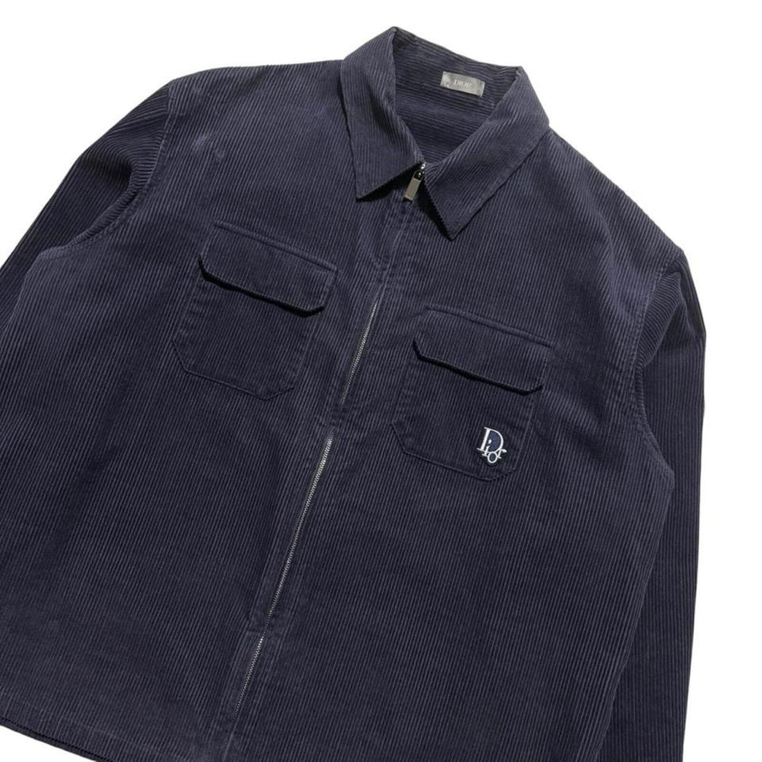Dior Heavy Corduroy Zip Up Overshirt