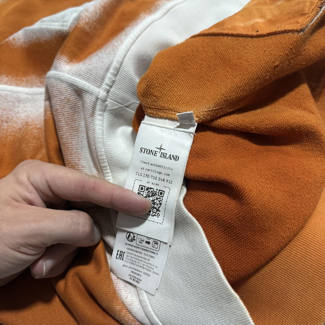 Stone Island Hand Sprayed Quarter Zip