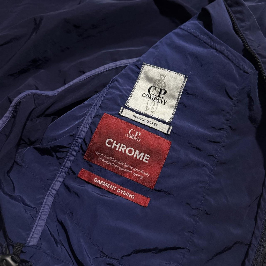 CP Company Chrome Nylon Goggle Jacket