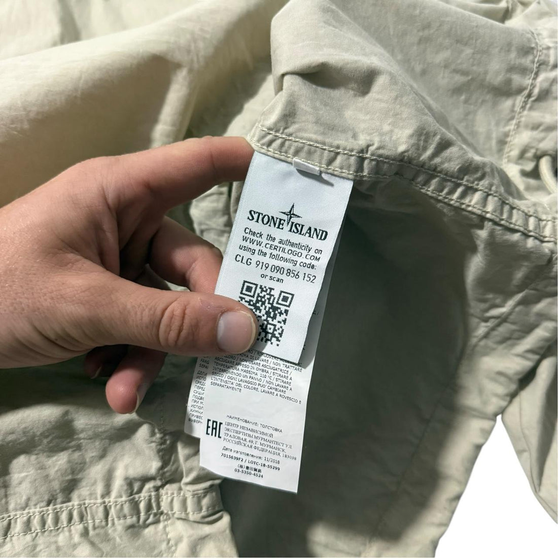 Stone Island Pullover Ghost Smock Jacket