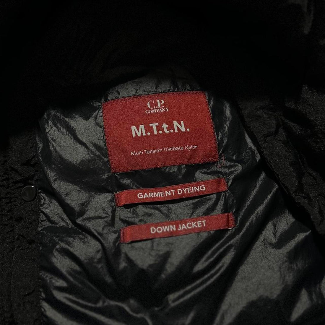 CP Company M.T.t.N Black Down Goggle Jacket