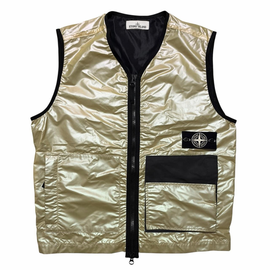 Stone Island Iridescent Reflective Mat Vest