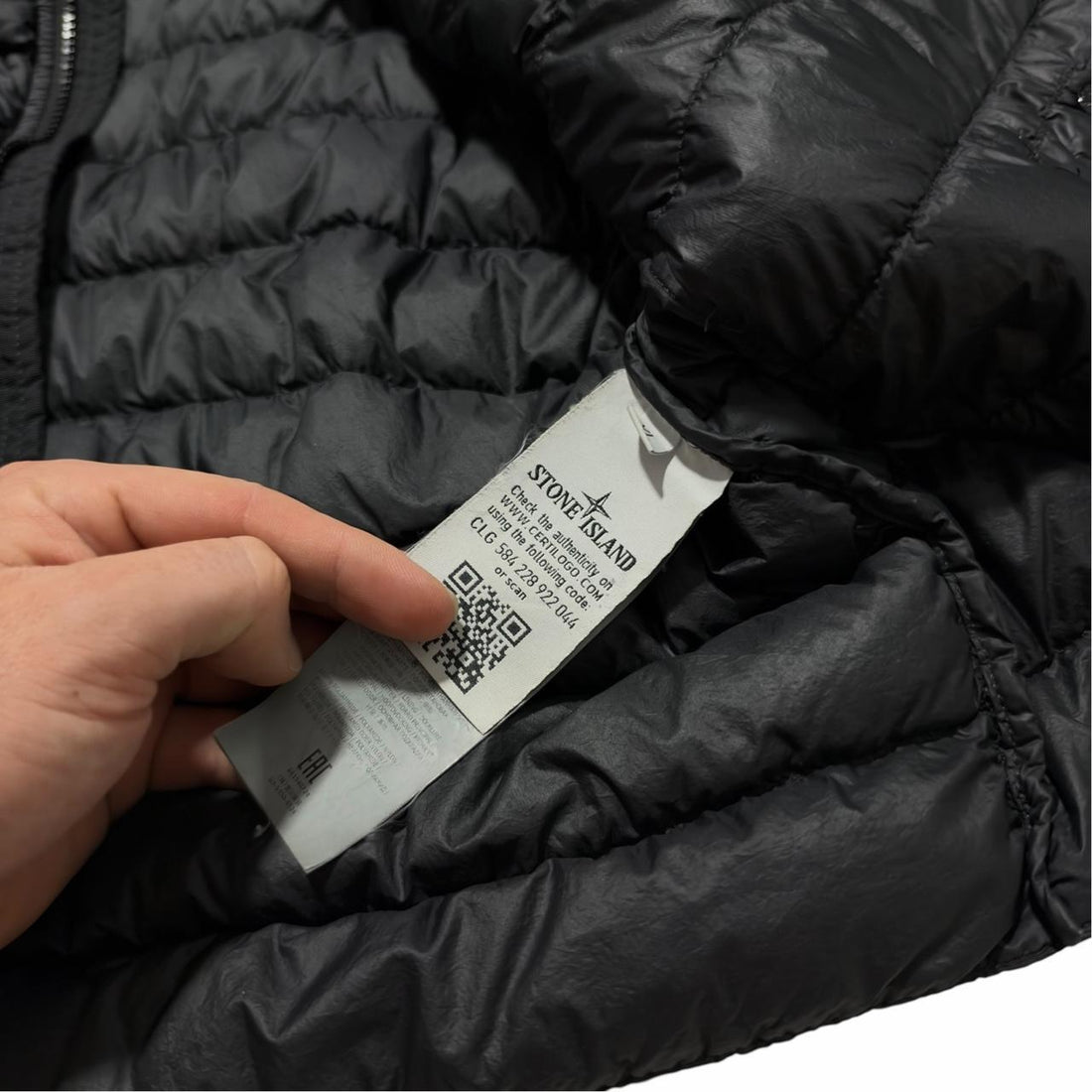 Stone Island Garment Dyed Micro Yarn Down Jacket
