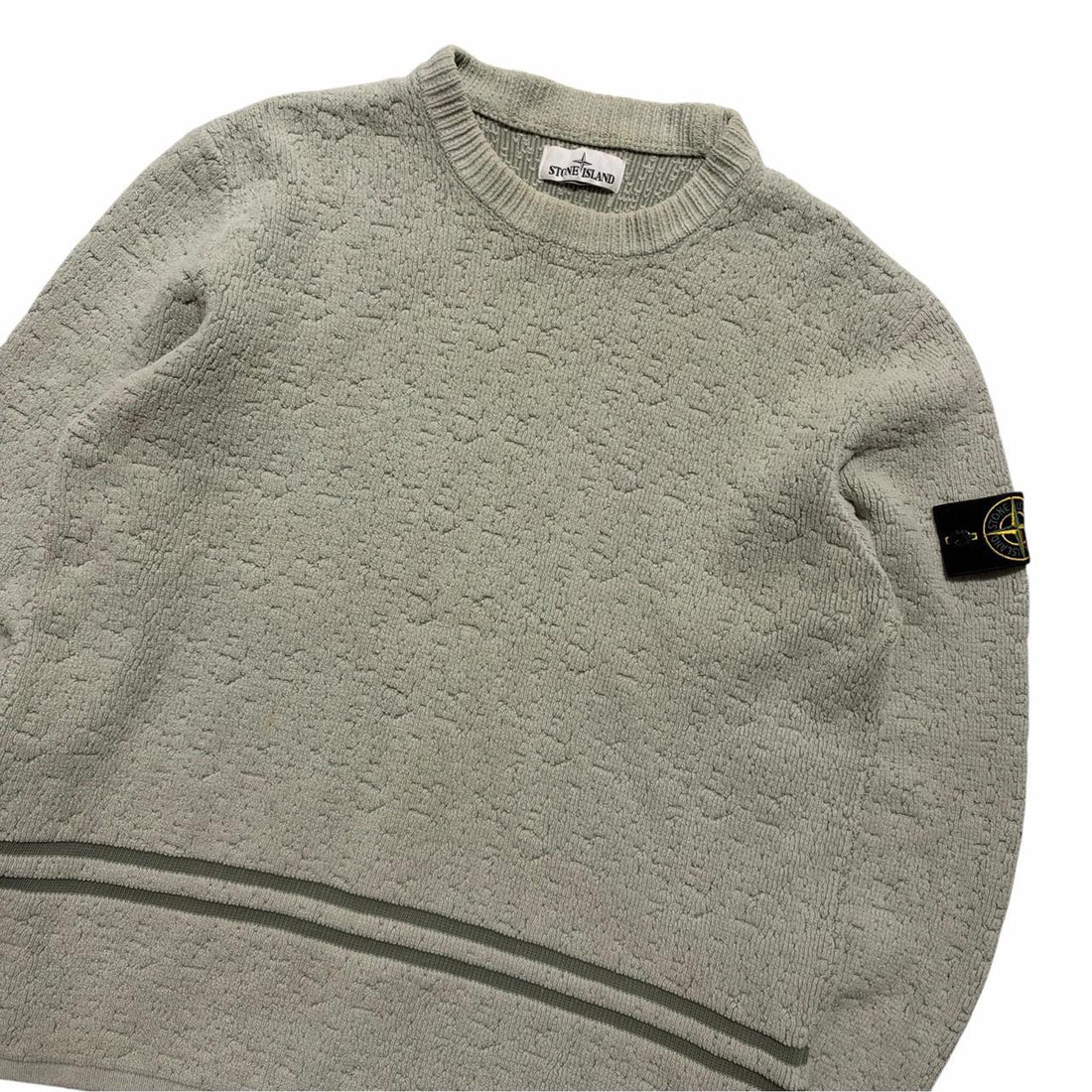 Stone Heavy Chenille Knit Pullover Jumper
