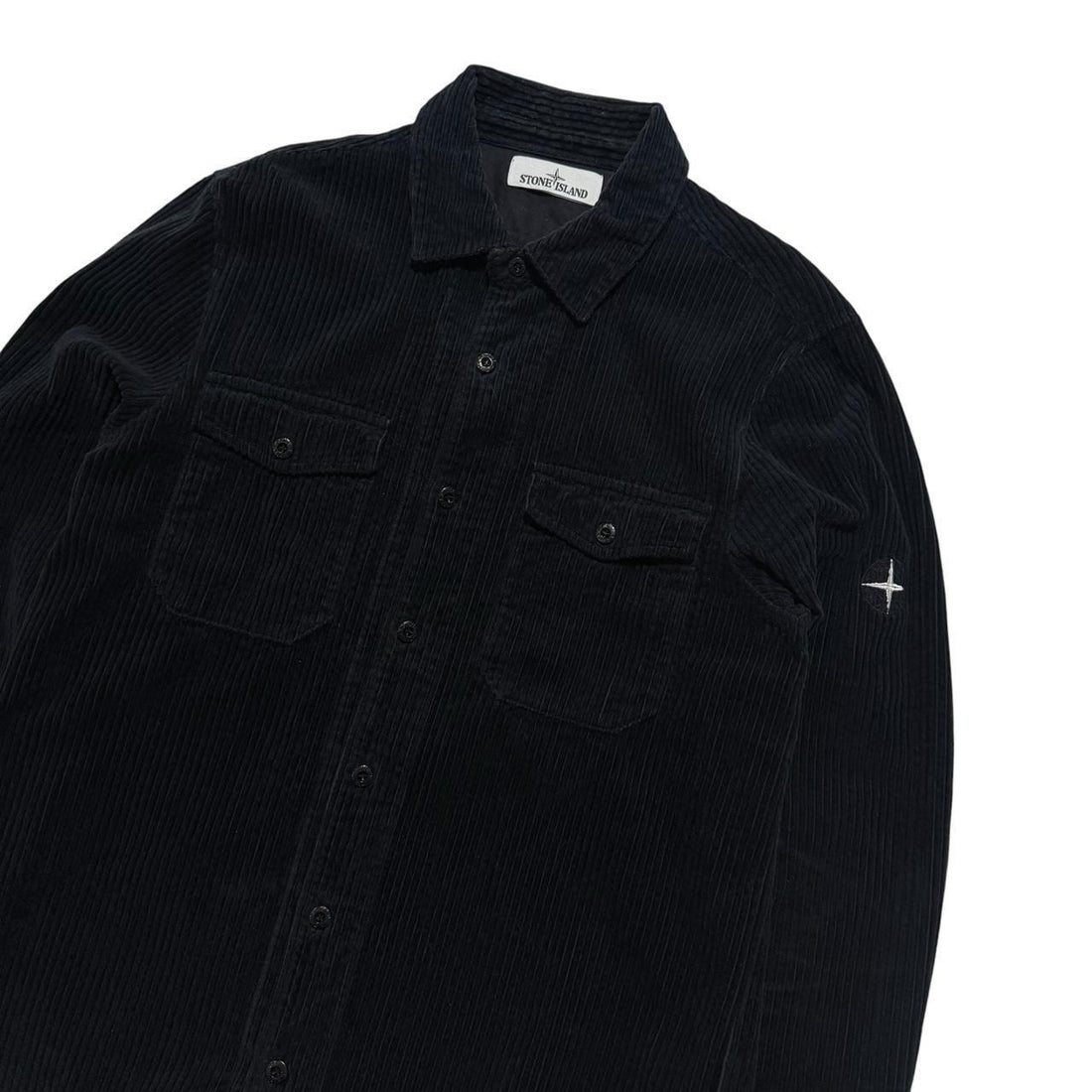 Stone Island Navy Heavy Corduroy Shirt