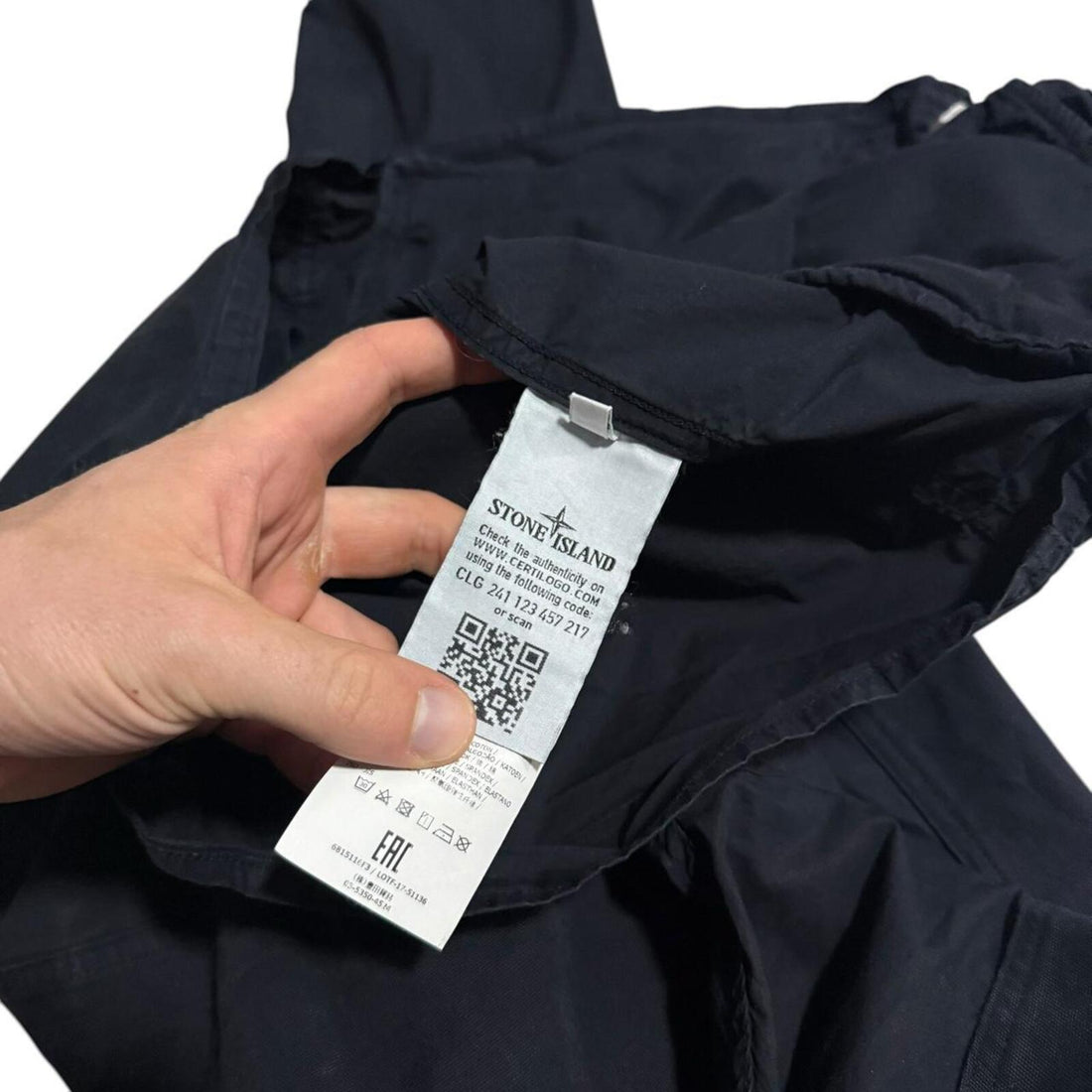 Stone Island Navy Ghost Overshirt