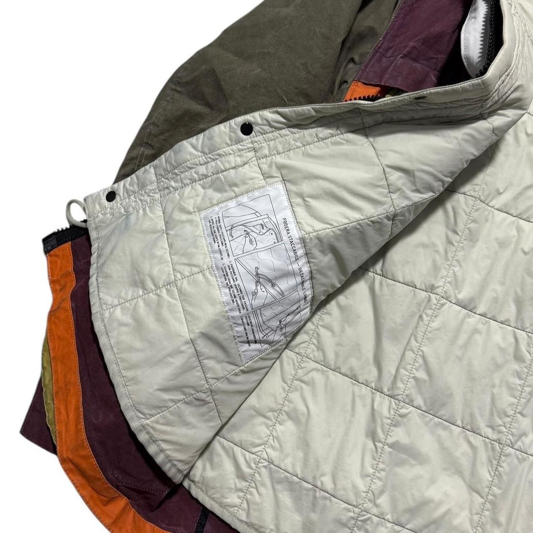 Stone Island Tela Placcata Bicolore Jacket