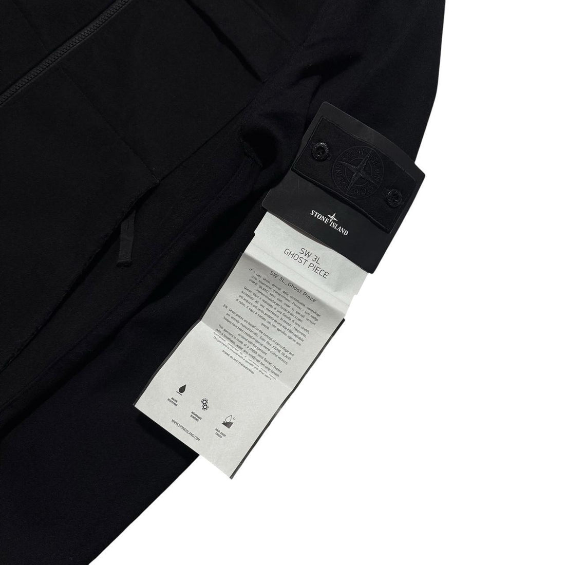 Stone Island Black Ghost Wool SW 3L Jacket