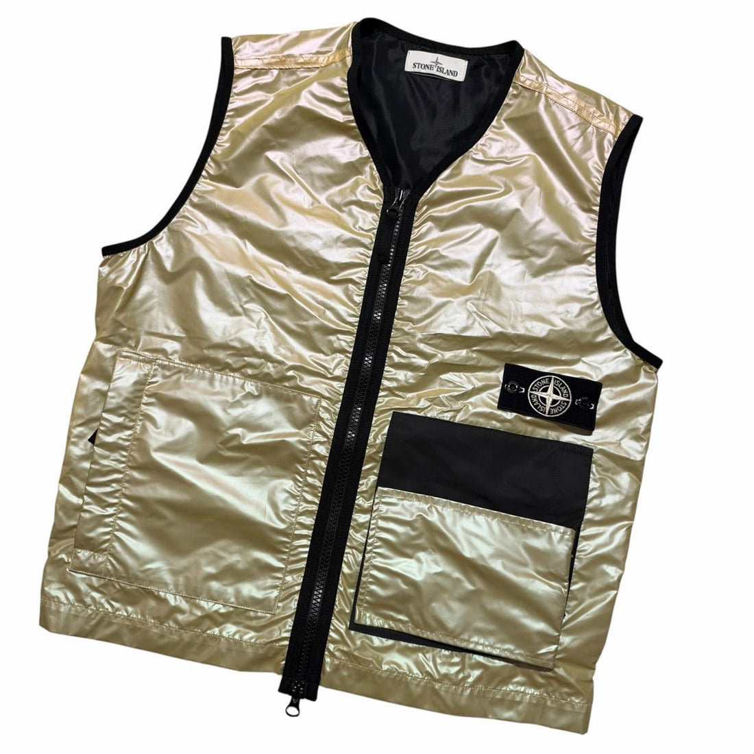 Stone Island Iridescent Reflective Mat Vest