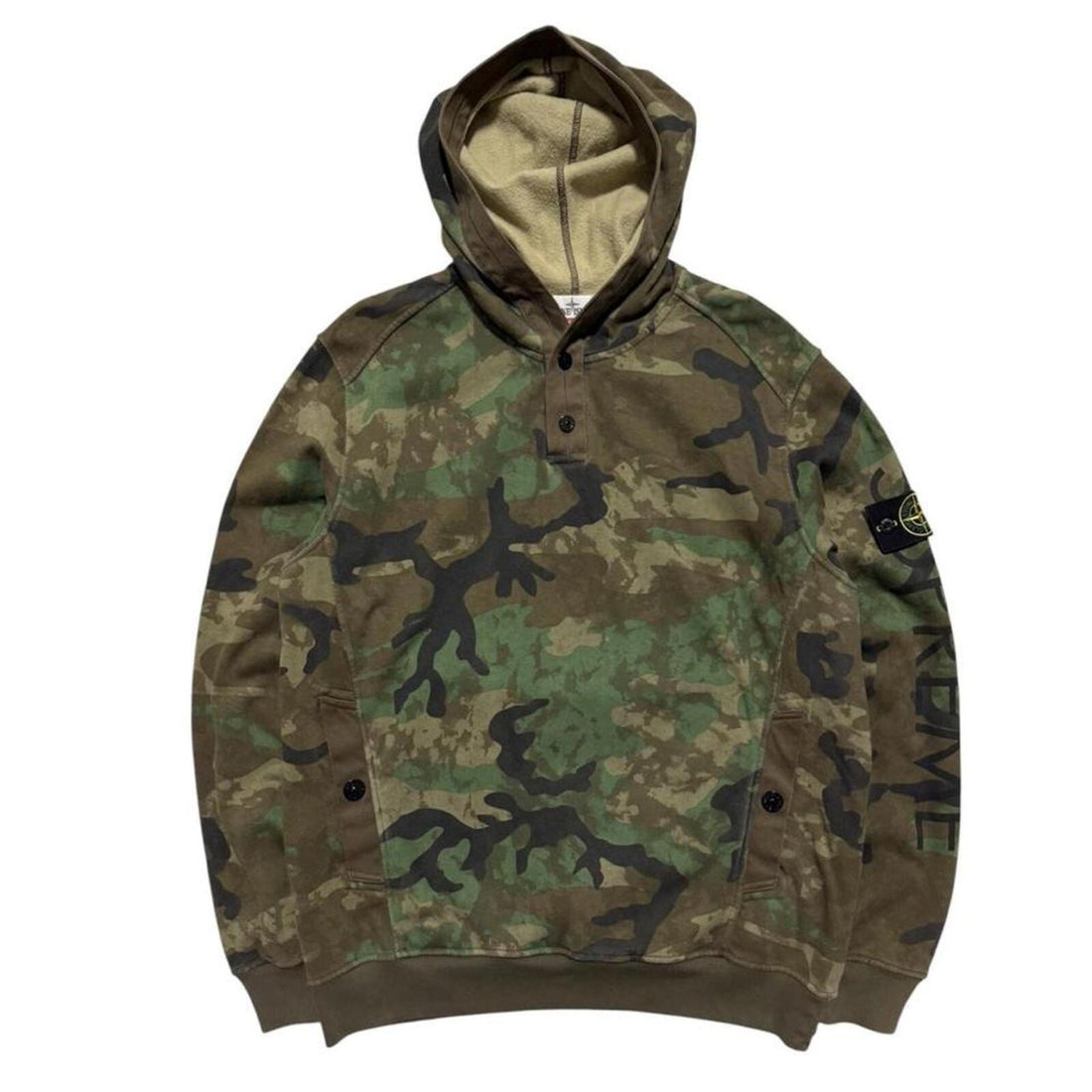 Stone Island 2014 Supreme Camo Hoodie