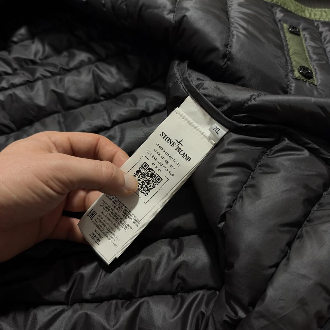 Stone Island Bio-Based Ripstop Down Jacket