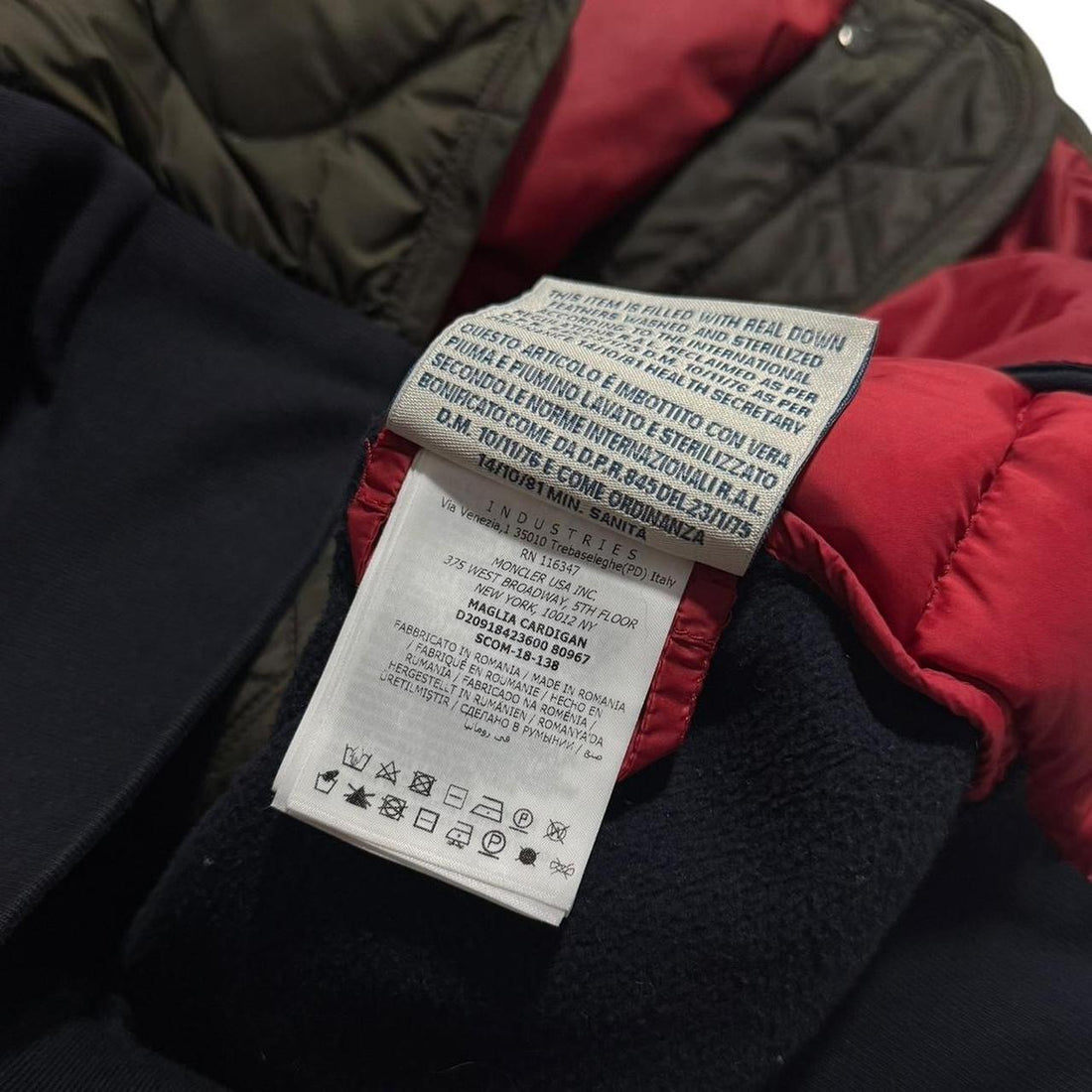 Moncler Down Cotton Hood Jacket