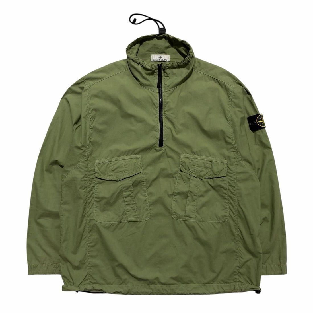 Stone Island Green Pullover Smock Jacket